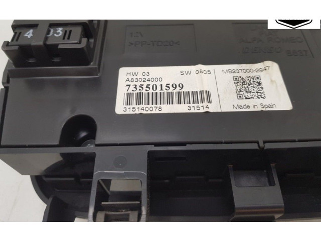 Блок управления климат-контролем 735501599, 328100115   Fiat Punto (199)