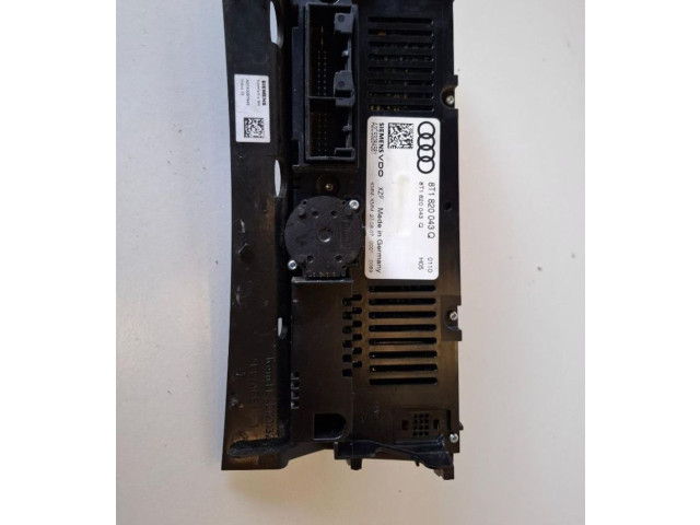 Блок управления климат-контролем 8T1820043Q   Audi A5 8T 8F