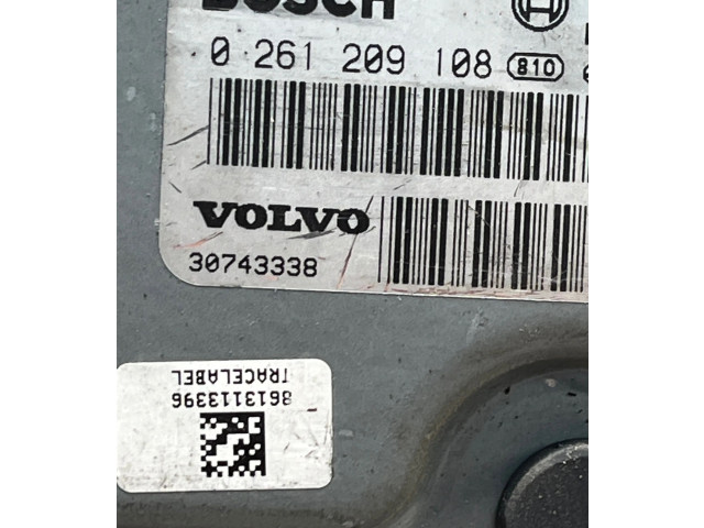 Блок управления двигателя 30743338, 0261209108 Volvo V70