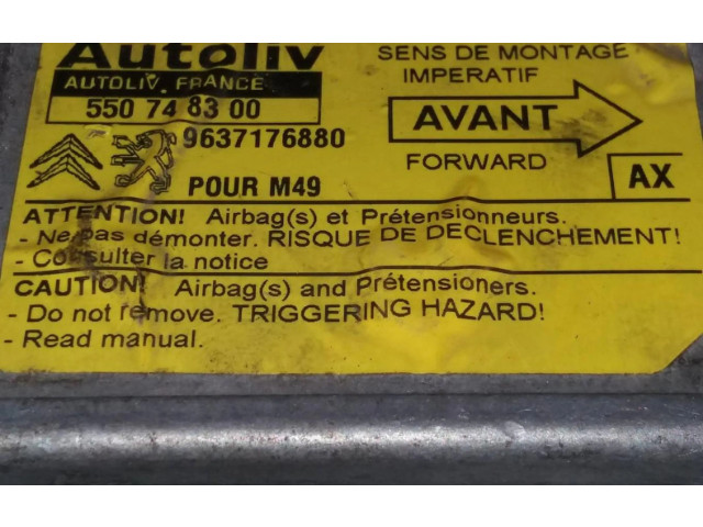 Блок подушек безопасности 550748300 Citroen Berlingo