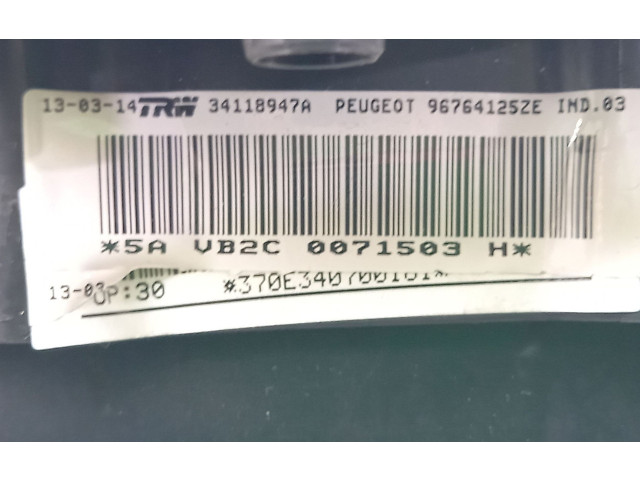 Подушка безопасности водителя 96764125ZD, 96764125ZE   Peugeot 5008