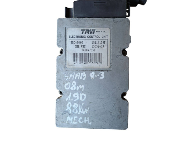 Блок АБС 15114109F, 15052409   Saab  9-3 Ver2  2008 - 2016 года