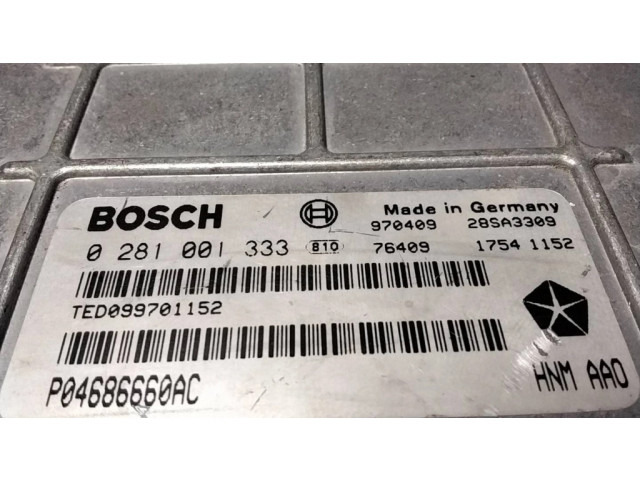 Řídící jednotka P04686660AC, TED099701152 Chrysler Voyager 1998