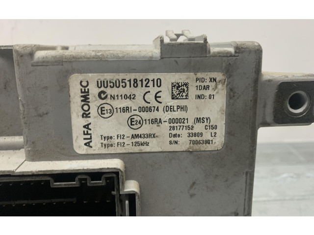 Блок комфорта 00505181210, 00505181210 Alfa Romeo Mito