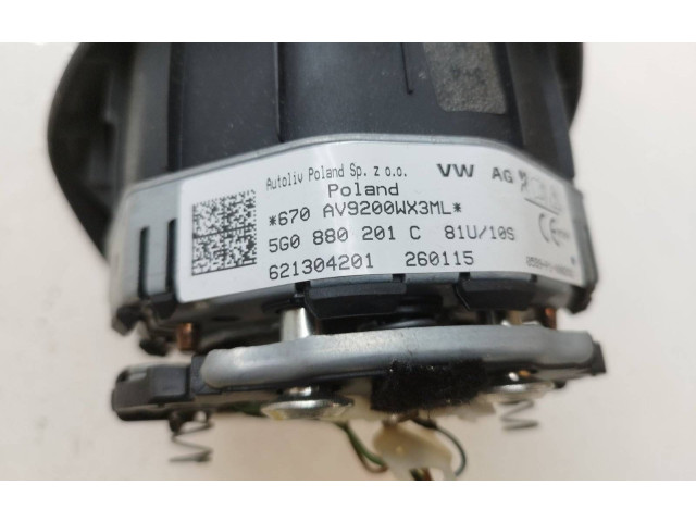 Подушка безопасности водителя 5G0880201C, 5G0971584C Volkswagen Golf VII