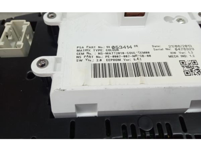 Панель приборов 9805341480, 130.831KMMARCADOS Citroen DS4