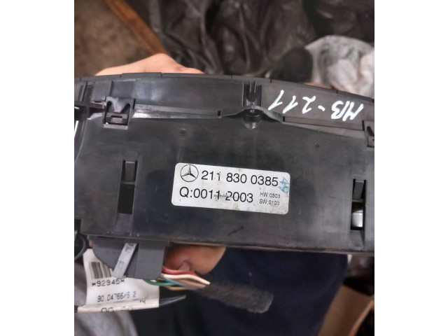 Блок управления климат-контролем 2118300385, Q00112003   Mercedes-Benz E W211