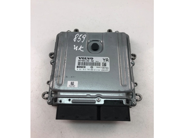 Блок управления двигателем Блок управления 30785100AB, 0281012765 Volvo V70