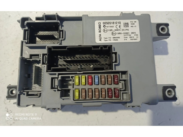 Pojistková skříňka 00505181210, 00505181210 Alfa Romeo Mito