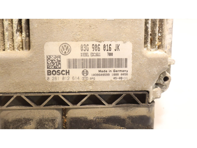 Блок управления двигателем Блок управления 0281012614 Volkswagen Jetta V