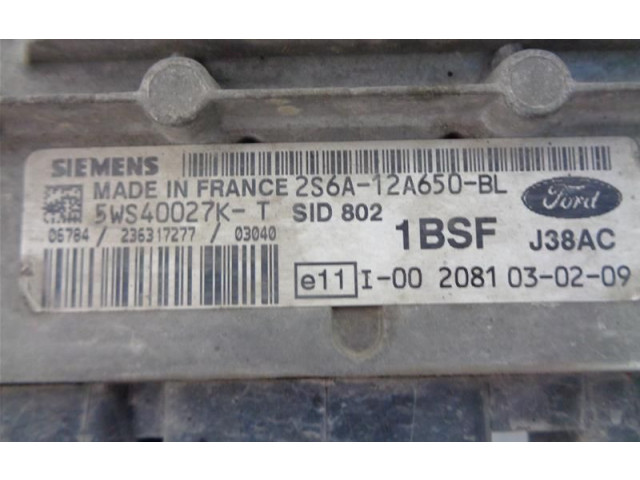 Řídící jednotka 5WS40027KT, 5WS40027KT Ford Fiesta 2006