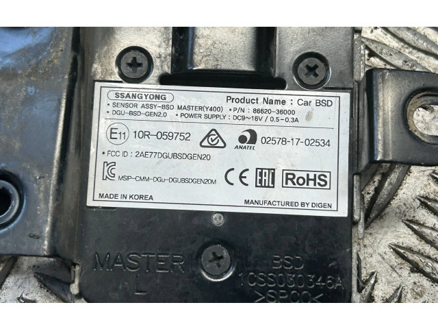 Модуль управления слепым пятном 8662036000 SsangYong Rexton