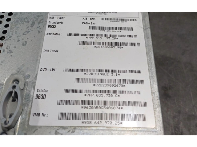 Дисплей 7PP035730C, 7PP035730C Porsche Cayenne (92A)