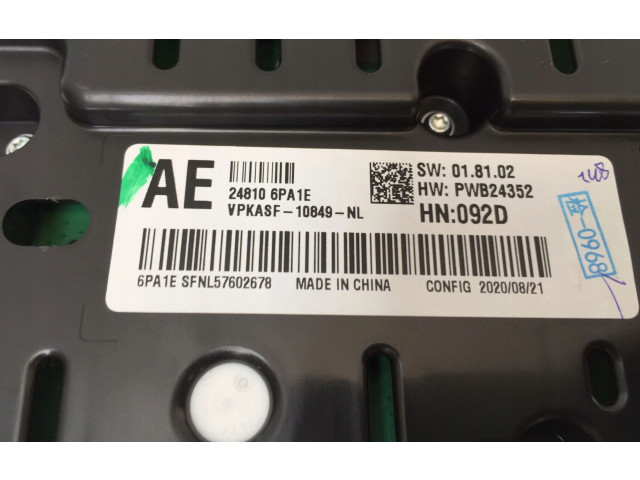 Přístrojová deska Nissan Juke II F16 2021 248106PA1E