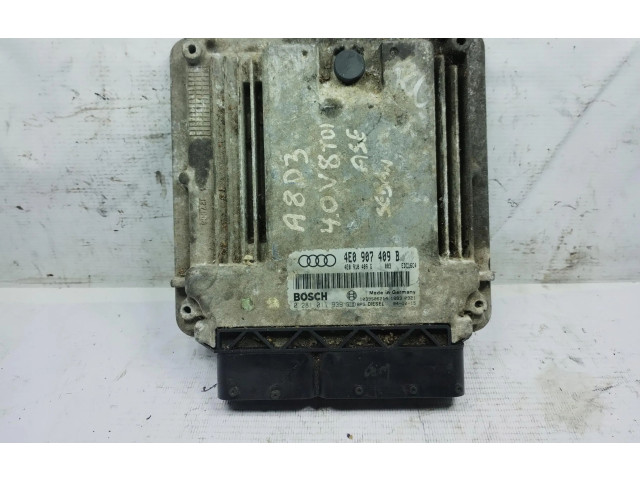Блок управления двигателем Блок управления 4E0907409B   Audi A8 S8 D3 4E