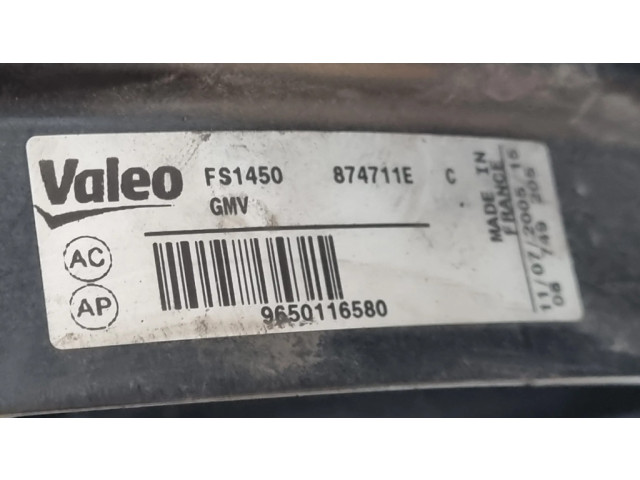 Вентилятор радиатора     9650116580    Citroen C4 I 1.6