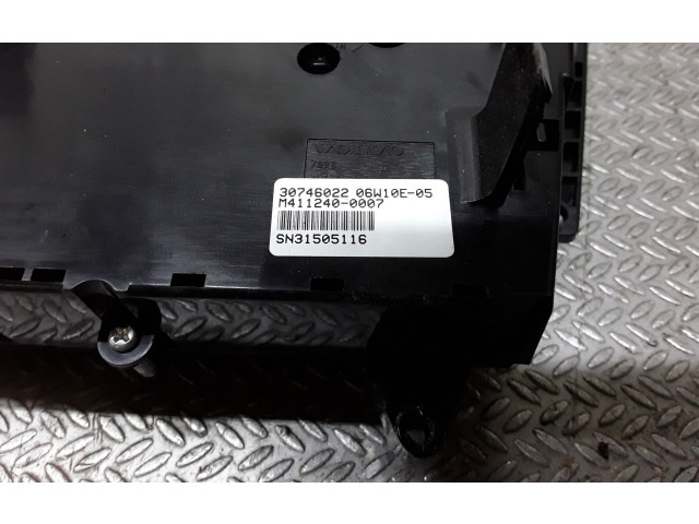 Блок управления кондиционера воздуха / климата/ печки (в салоне) 30746022 Volvo V70