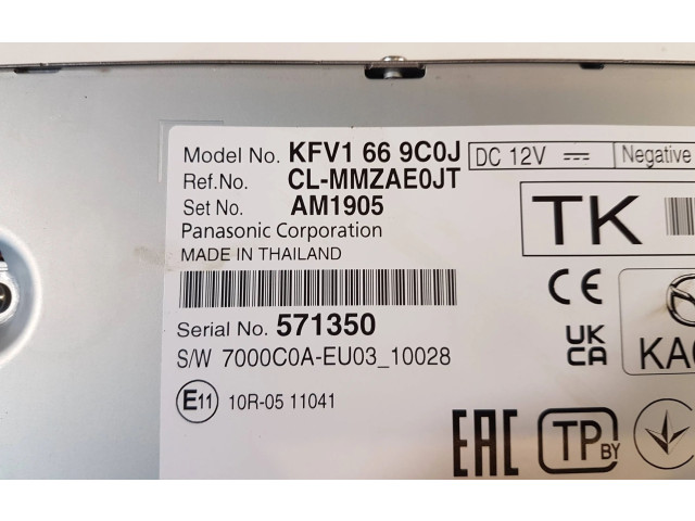 Радио/ проигрыватель CD/DVD / навигация KFV1669C0J Mazda CX-5 II