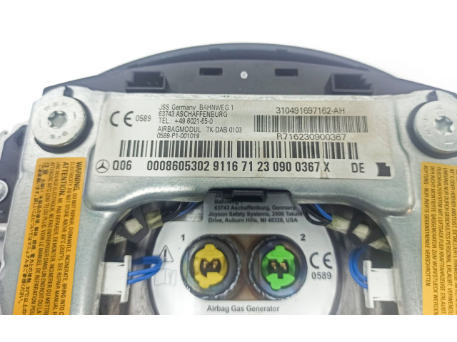 Подушка безопасности водителя 0008605302, 0589P1000927 Mercedes-Benz R W251