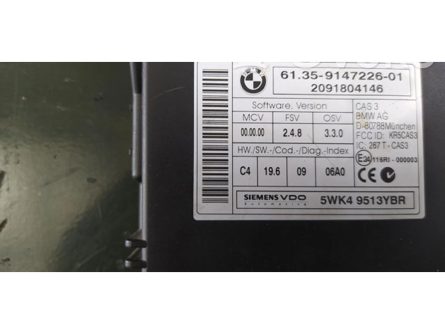 Řídící jednotka 6135914722601 BMW 1 E81 E87 2009