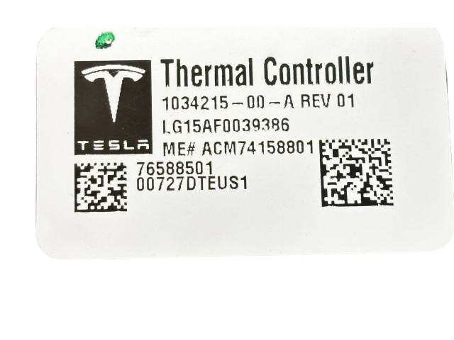 Блок управления климат-контролем 103421500A, D0727D1E0S1 Tesla Model S