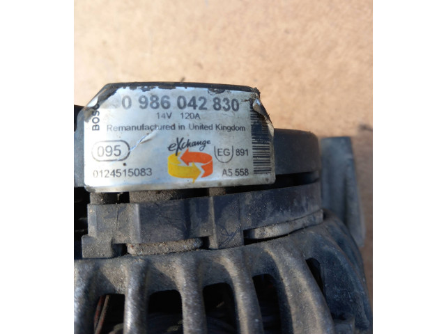 Генератор 0124515083, 0986042830   Volkswagen PASSAT B5 1.9     