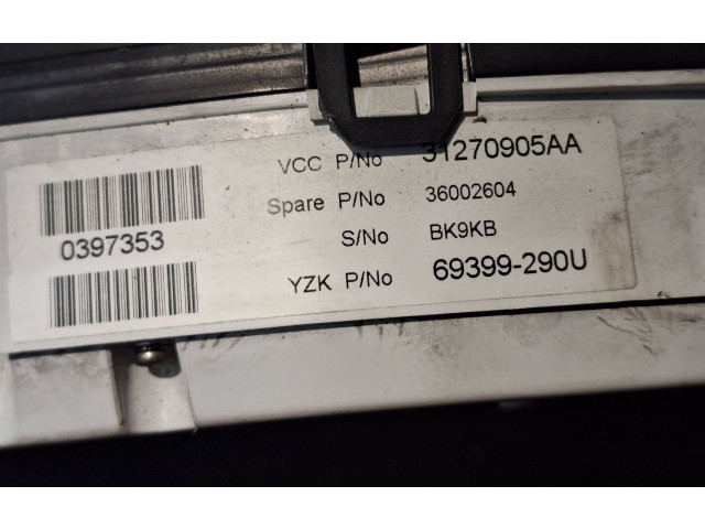 Панель приборов 36002604, 69399290U   Volvo V70       