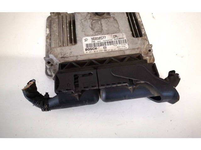 Блок управления двигателя 96858577, 0281014296   Chevrolet Captiva