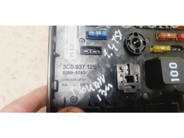  Pojistková skříňka 3C0937125A, 63595743   Volkswagen Tiguan 2013