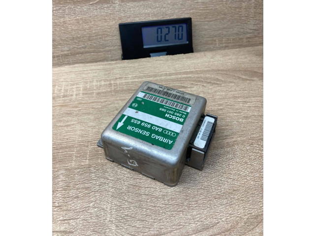 Блок подушек безопасности 8A0959655, 0285001085   Audi 80 90 S2 B4