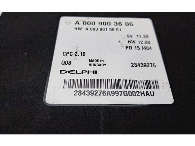 Řídící jednotka A0009003606 Mercedes-Benz CLA C117 X117 W117 2015