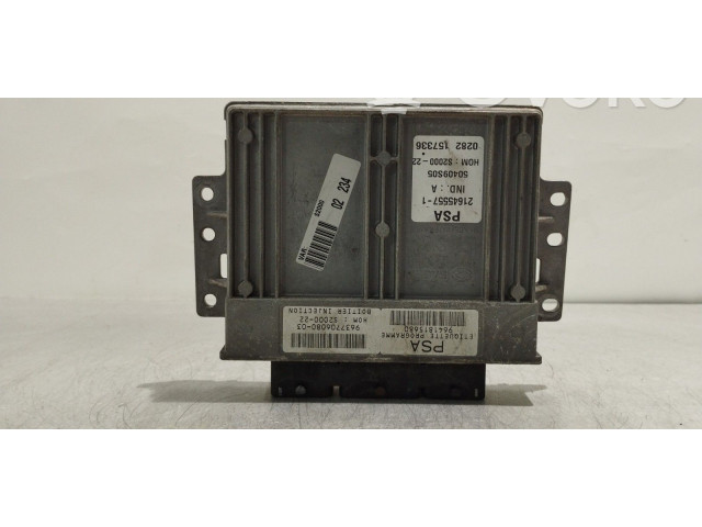 Блок управления двигателя 9641815680, 9637706080 Peugeot 306