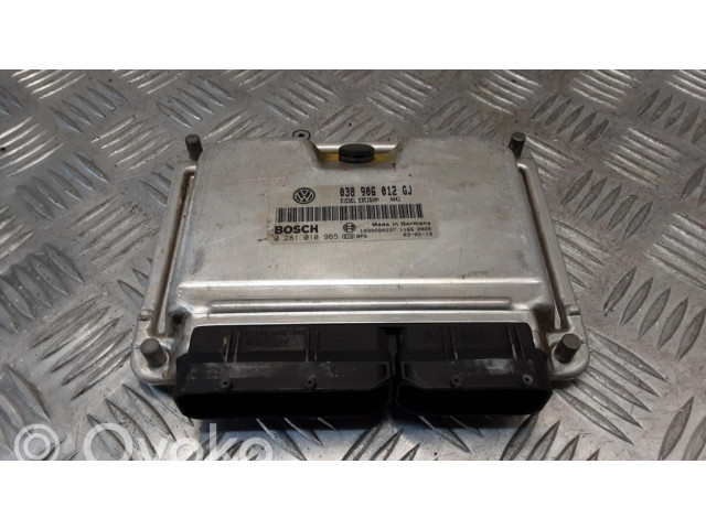 Řídící jednotka 038906012GJ, 0281010965   Skoda Fabia Mk1 (6Y) 2003