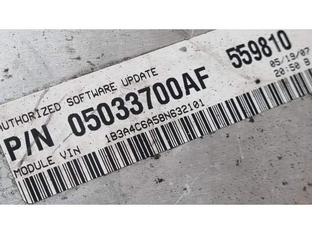 Řídící jednotka 0281013446, P05033700AF Dodge Avenger 2009