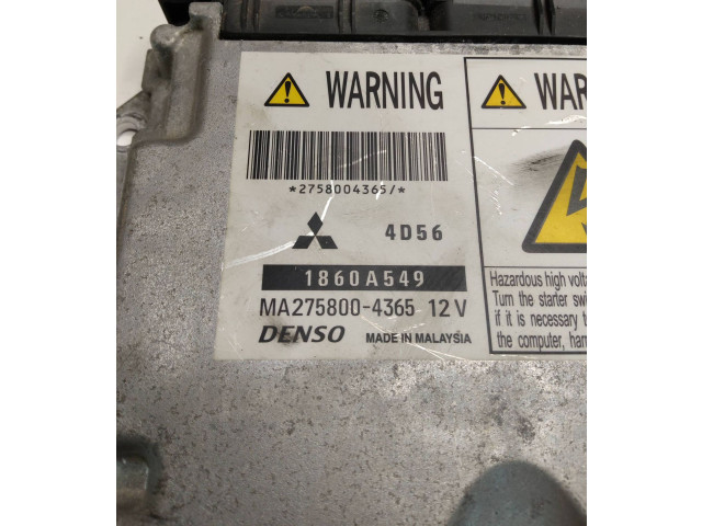 Řídící jednotka 1860A549, 2758004365 Mitsubishi L200 2008