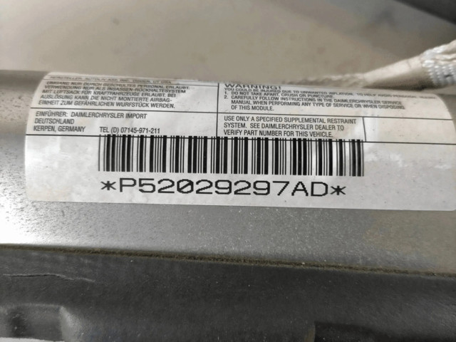 Боковая подушка безопасности K52029297AH Jeep Grand Cherokee (WK)