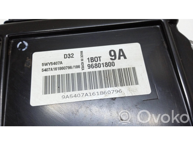 Блок управления двигателя 96801800, 5WY5407A Chevrolet Spark