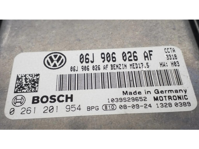 Řídící jednotka 06J906026AF, 0261201954 Volkswagen PASSAT CC 2009