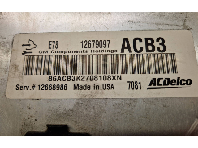 Řídící jednotka 12679097 Buick Encore I 2019