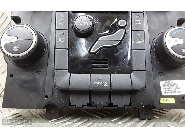 Блок управления кондиционера воздуха / климата/ печки (в салоне) 31288317 Volvo S60