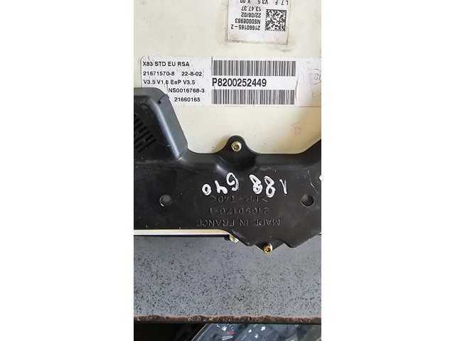 Панель приборов P8200252449, 6V77SZ00686   Renault Trafic II (X83)       