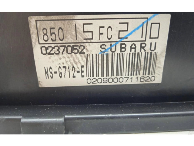 Přístrojová deska  Subaru Forester SF  0237052  
