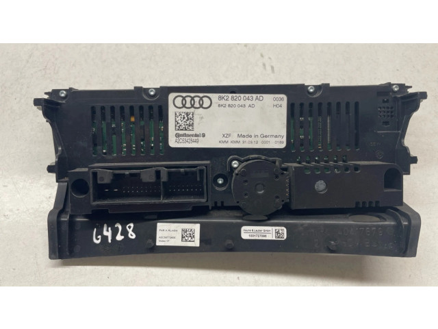 Блок управления климат-контролем 8K2820043AD Audi A5 Sportback 8TA