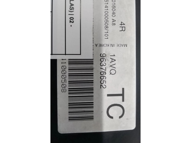 Блок управления двигателя 96376652 Daewoo Kalos