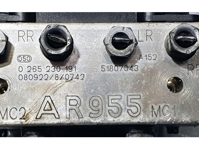 Jednotka ABS 51807043, 0265230191 Alfa Romeo MiTo 2011