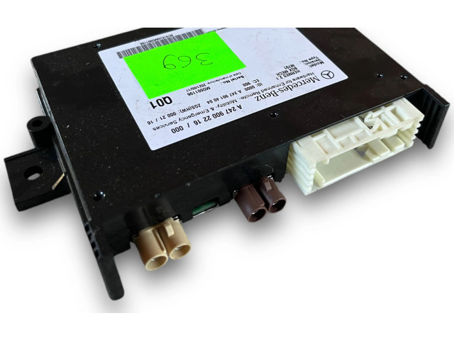 Блок комфорта S369, A2479002216 Mercedes-Benz GLB x247