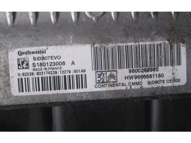 Řídící jednotka 9800268980, HW9666681180 Citroen Berlingo 2016