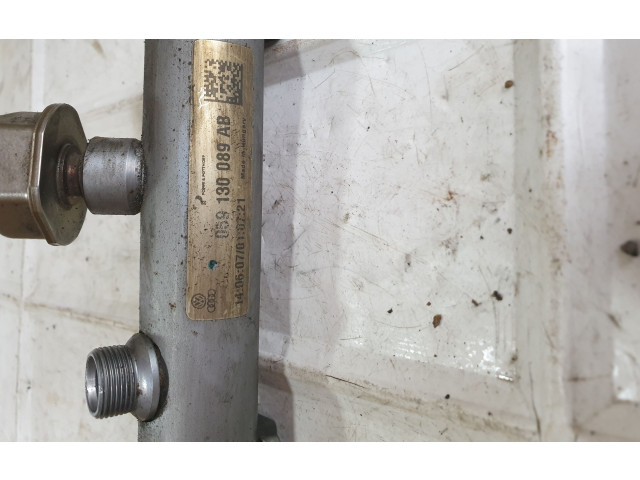 Топливная рампа 059130089AB, 4D0971993   Audi A6 Allroad C6 3.0  для двигателя ASB