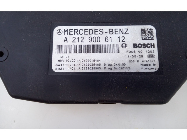 Pojistková skříňka Řídící jednotka BSM A2129006112, E3-A1-14-3 Mercedes-Benz CLS C218 X218 2014