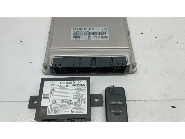 Řídící jednotka A6681530279, 0281010793 Mercedes-Benz A W168 2001